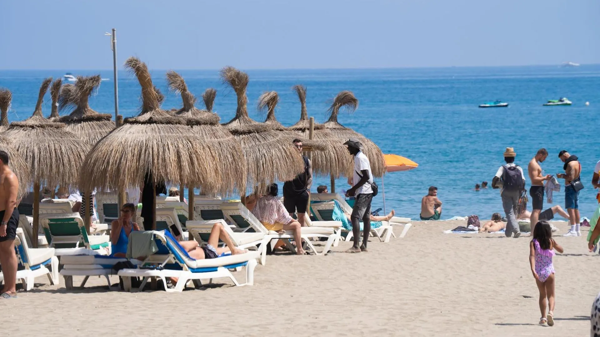 마르베야 Encanto Andaluz Second Line Of The Beach Center Lor 아파트 스페인
